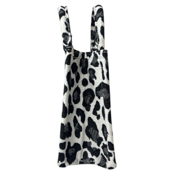 Do Everything in Love Canvas & Vegan Leather Leopard Print Mini Tote Bag - Picture 5 of 12